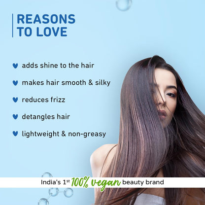 Plum Coconut & Squalane Nutri-Shine Hair Serum | Frizz Control & Instant Shine | Enriched with Vitamin E & Almond Oil | Coconut-Vanilla Fragrance | 75ml