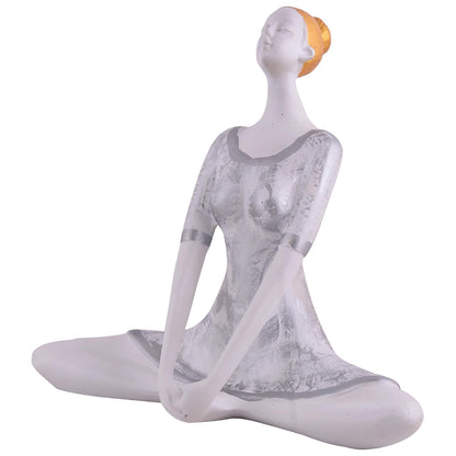 Yoga Lady Home & Office Decor showpiece (y700)