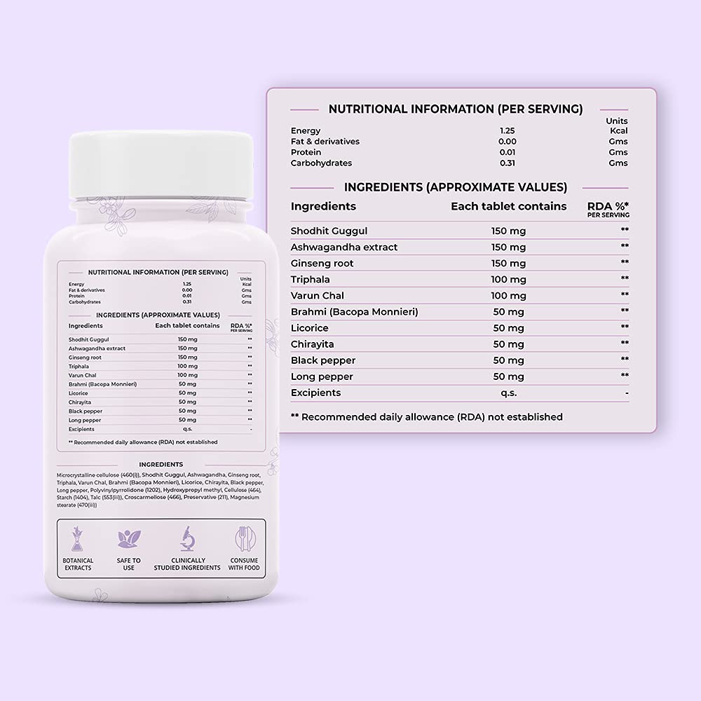 Thyro Ved | Healthy Thyroid Support | Vedic Series | For Men & Women | Organic Ingredients | 60 Tablets