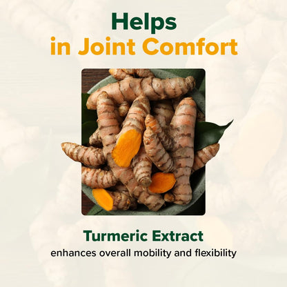 VAHDAM Turmeric Curcumin for Joint Support | 60 Capsules | Piperine & 95% Curcuminoids | Anti Inflammatory Supplement