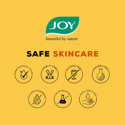Joy Hello Sun Skin Brightening Body Sunscreen Lotion SPF 35 (150ml) | UVA + UVB Protection | Tan Control and Brightening | Lightweight, Fast Absorbing & Zero White Cast | For All Skin Types