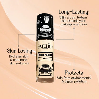 LoveChild Masaba Primer Premiere, City-Proof Hydrating, With Charcoal Water and Coffee, 30g