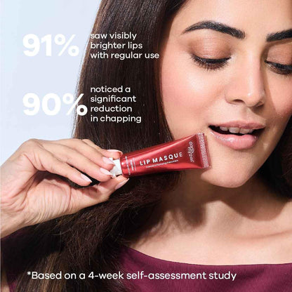 Earth Rhythm Peptide Lip Masque – 2X Smoother, 12+ hours Hydrated Lips, No Parabens, No Silicones, Vegan