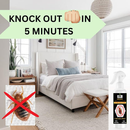 Bed Bug Spray - Natural & Non-Toxic | Repels Bed Bugs, Eggs & Dust Mites | Safe for Mattress, Home & Travel | Child & Pet Safe | 200ml