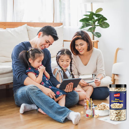 YUM YUM Pure Cashews Whole/Kaju, 500g, Nutritious & Delicious, Premium Kaju nuts, Rich in Protein, Magnesium & Phosphorus, Deluxe Size & Crunchy Nuts Jar