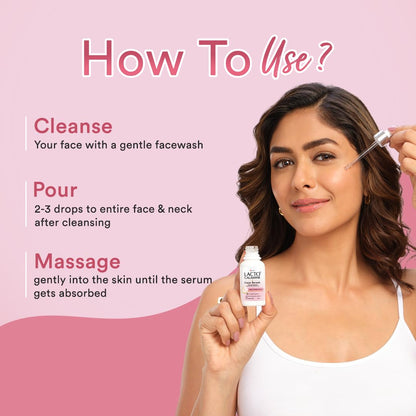 Lacto Calamine 10% Niacinamide Face Serum | 30ml | Pore Minimizing, Acne Marks, Blemishes & Oil Balancing | Face Serum for Women & Men | Reduces Pigmentation | Dermatologically Tested & Fragrance Free
