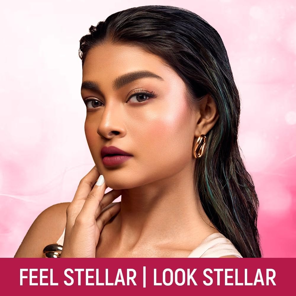 Daily Life Forever52 Stellar Matte Lipstick Crayon| Intense Pigment & Ultra-Matte Finish| Smudge-Proof, Waterproof & Long-Lasting| Enriched with Jojoba Oil for Soft, Hydrated Lips| Built-In Sharpener (Bubblegum Pop-07)