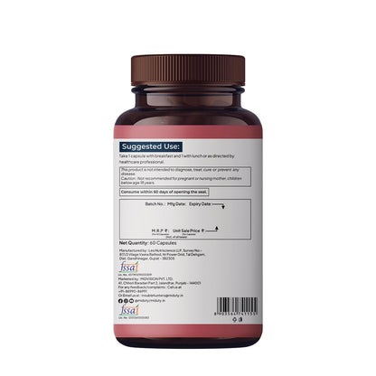 Zephivo Miduty by Palak Notes Menopause Health Supplement - Hormonal Imbalance - Night Sweating - Mood Swings - Bone health - Helps in PMS symptoms - 60 Capsules