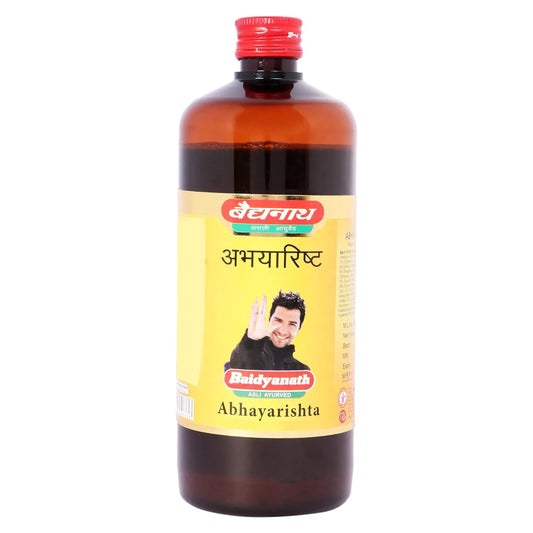Baidyanath Asli Ayurved Jhansi Abhayarishta 450ml | Constipation Relief | Aids in Detoxification | Non-Habit Forming | Safe & Natural Laxative | Colon Cleanser | Gut Health | 100% Ayurvedic| Relief from Kabz | Bowel wellness