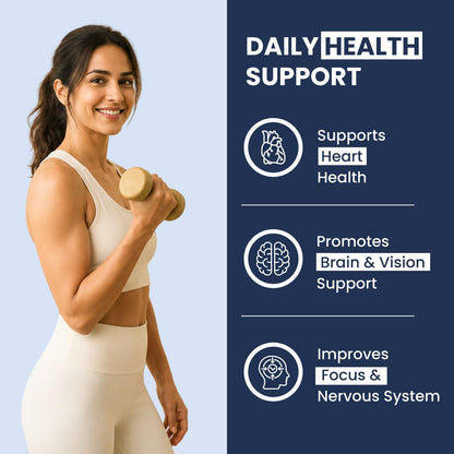 ZEROHARM Veg Omega (EPA 15% + DHA 25%) Capsules 500mg | Veg Omega Supplement for Men and Women | Supports Eyes, Skin, Muscles, Bones and Joints | Sourced from Algae | 60 Capsules
