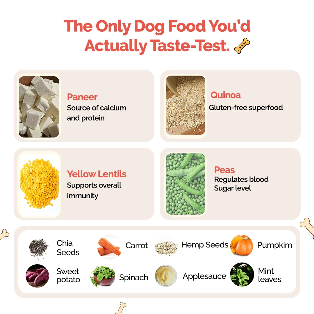 Goofy Tails Veggies & Sweet Potato Wet Dog Food 200g (200g X 1 Pack), Wholesome, Human Grade, Preservative Free, Gluten Free, Vegetarian Gravy for Dogs, Balanced Food for Dogs and Food Topper