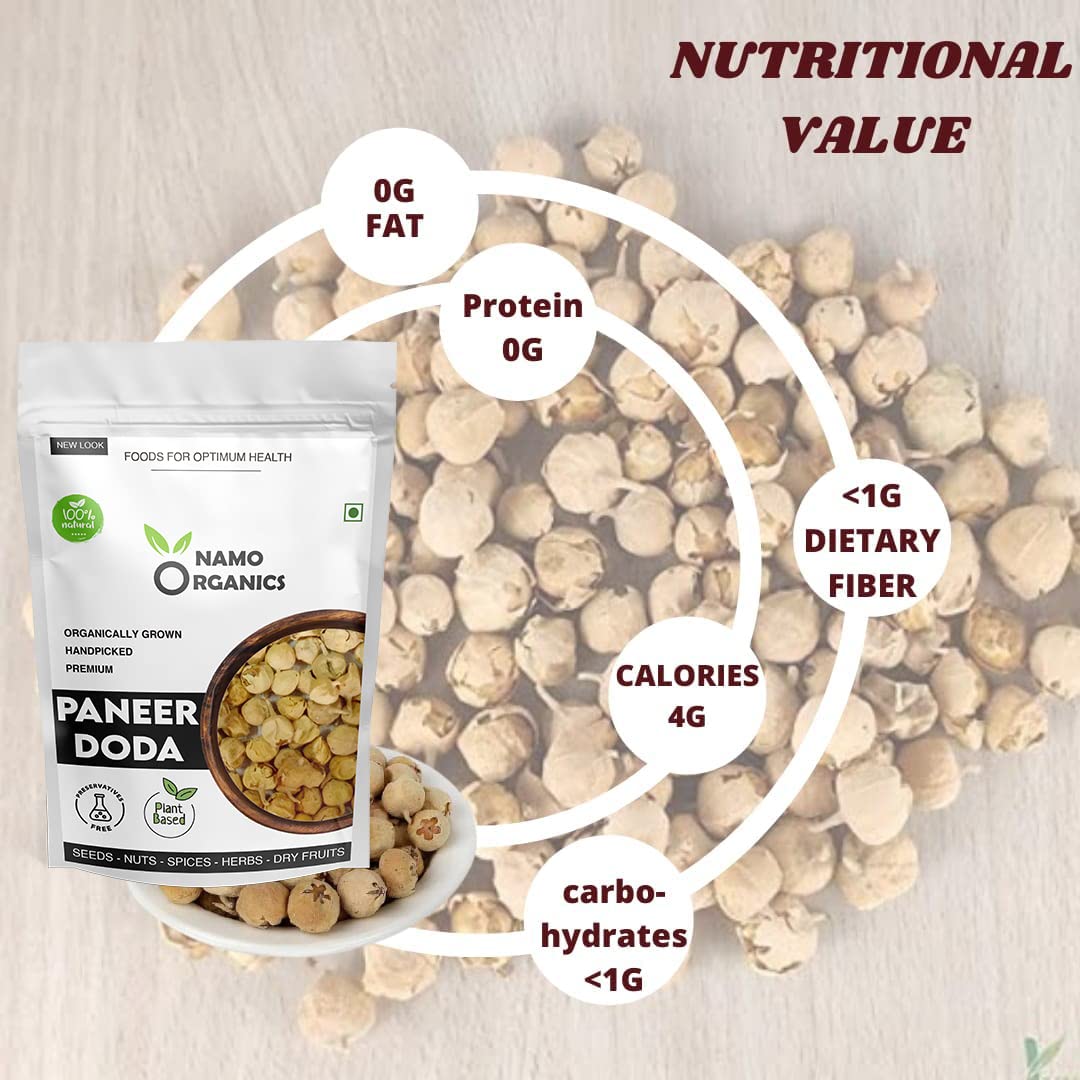Namo Organics - Paneer Dodi Phool - Paneer Doda for Diabetes - 800 Gm,Powder