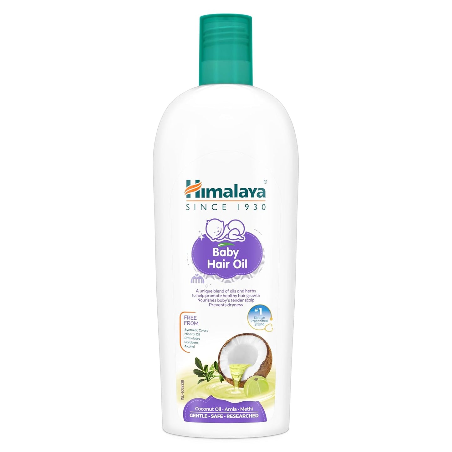 Himalaya Baby Hair Oil with Amla, Sesame & Coconut oil – 200ml | No.1 Doctor Prescribed