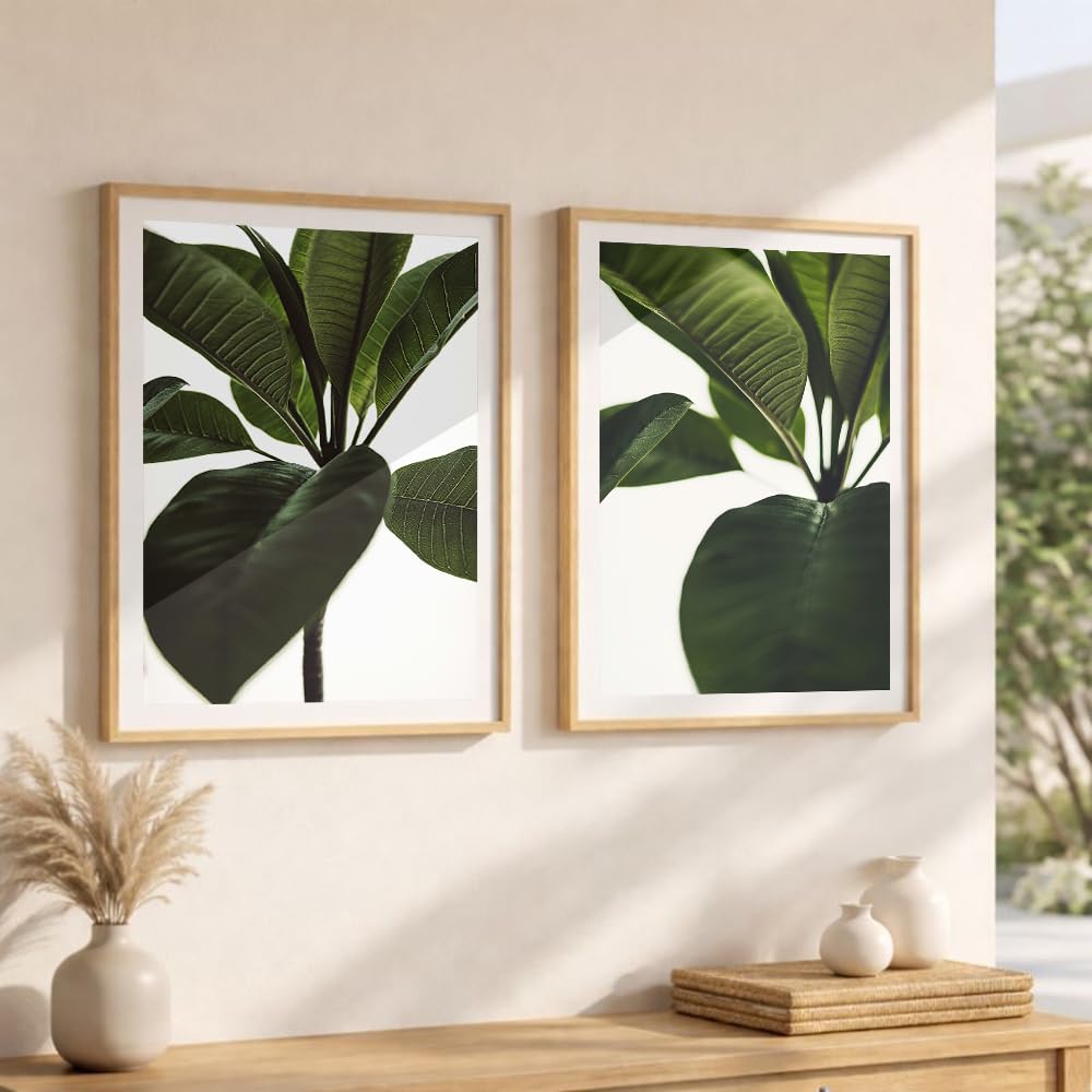 Set of 2 wall art paintings for living room & wall painting for bedroom wall decor - (10x13 Inch framed poster, Paintings for home decor)