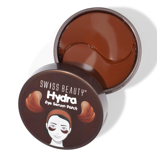 Swiss Beauty Hydra Anti Wrinkle Eye Serum Patch| Treats Dark Circles, Fine Lines And Wrinkles | Enriched With Collagen And Aloe Vera Extract | Shade - 03 Coffee, 60 Pcs