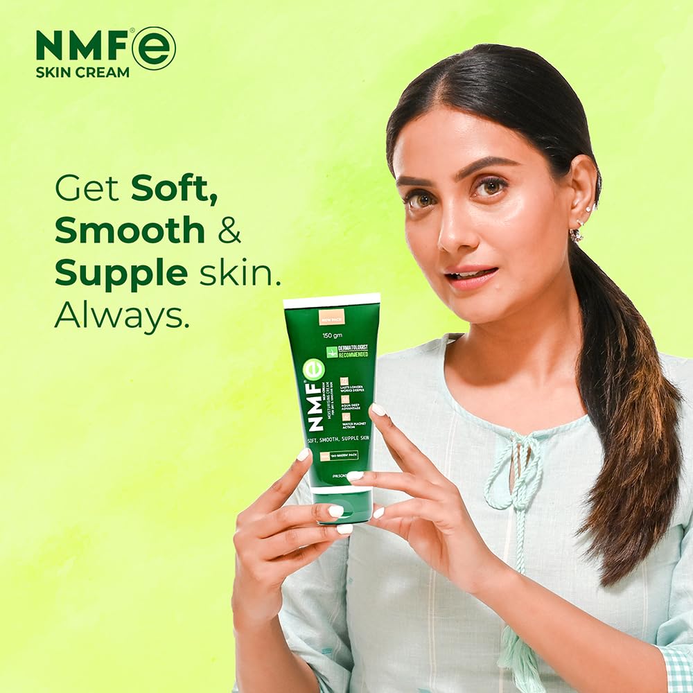 NMFe Skin Cream 150gm | Moisturising Cream | For Dry and Sensitive Skin | Aloe vera & Vitamin E | Dermatologically Recommended | Lasts longer works deeper