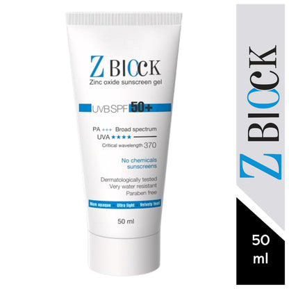 Sanaxia Cosmetics, Z-Block 25% Zinc Oxide Sunscreen Gel, Spf 58, 50 Ml, All Skin Type