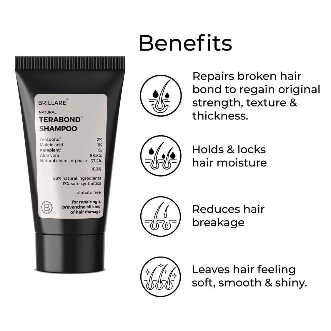 Brillare Mini Terabond Shampoo For Smooth, Manageable Hair (12 ML)