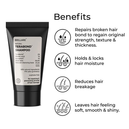 Brillare Mini Terabond Shampoo For Smooth, Manageable Hair (12 ML)