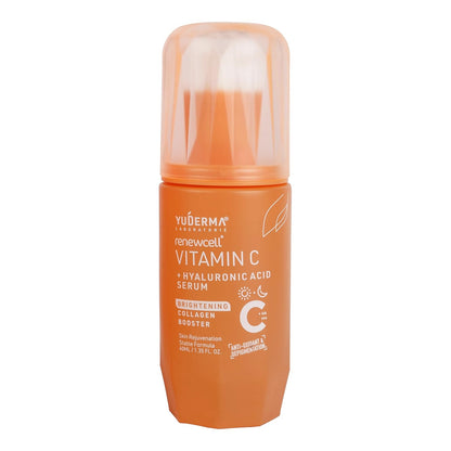 YUDERMA Renewcell Vitamin C + Hyaluronic Acid Serum, 40 MlYUDERMA Renewcell Vitamin C + Hyaluronic Acid Serum, 40 Ml