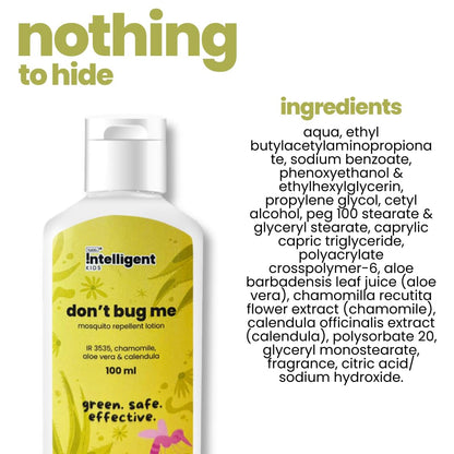 Tuco® Kids Mosquito Repellent Lotion, Age 0-10 Years, 100 ml | With Chamomile, Aloe Vera and Calendula, Protects from Dengue, Malaria, Chikunguniya, 100% Natural, 12 hr. Protection