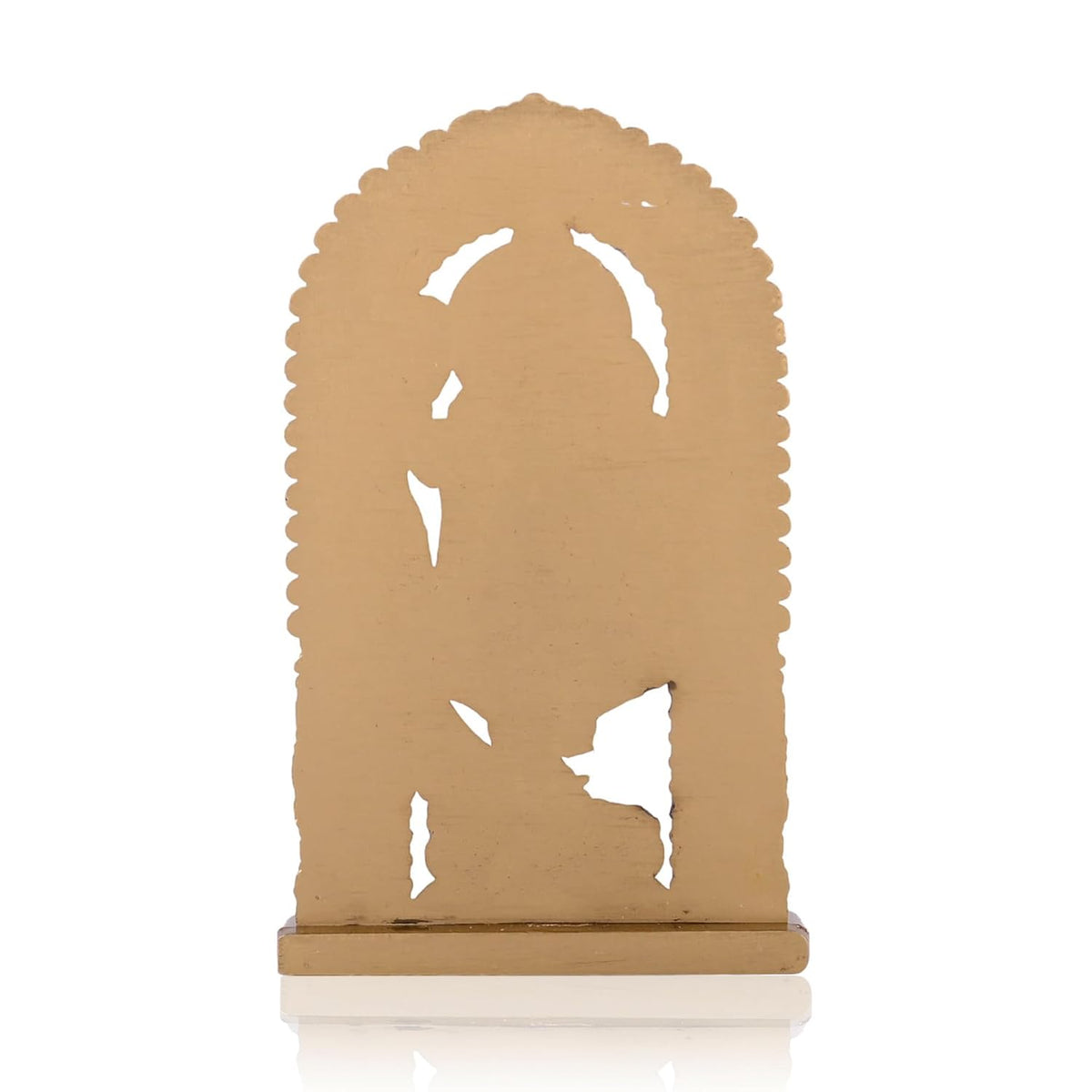 Lord Ram Zinc Idol | Ram Darbar Murti for Car Dashboard & Home Temple | Shri Ram Statue for Pooja Room & Gift Purpose (Gold Finish Height - 2.7 Inch)