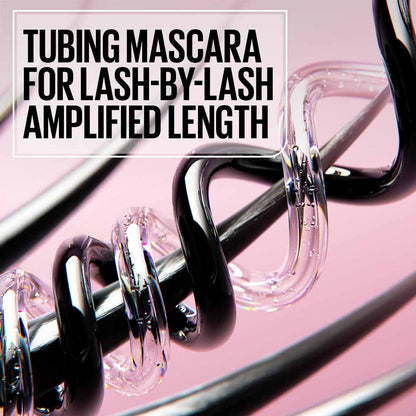Maybelline Lash Sensational Sky Tubes Tubing Mascara, Very Black | Extension-Like Length, Conditioning with Shea Butter + Castor Oil, 7ml