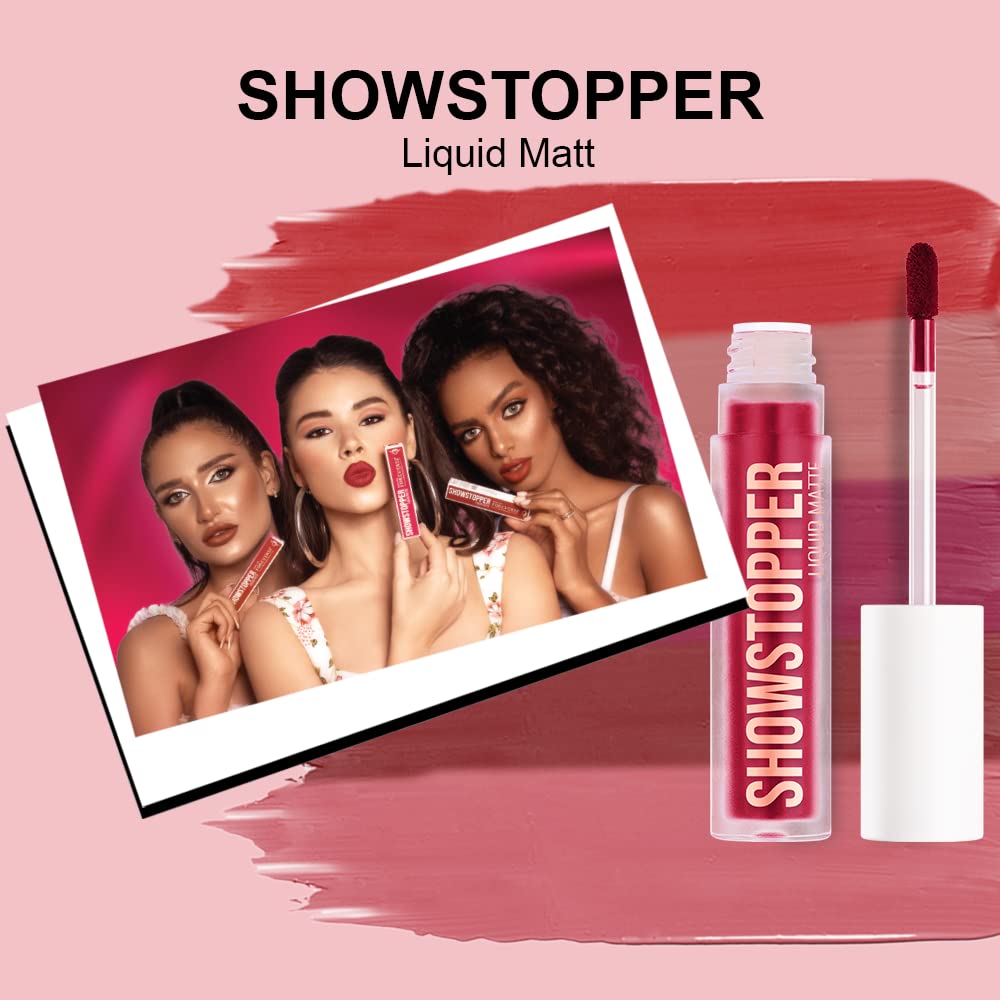 Daily Life Forever52 Showstopper Liquid Lipstick - Long-lasting up to 24 Hours Stay |Matte Finish |Vegan & Cruelty Free -Forbidden - 014