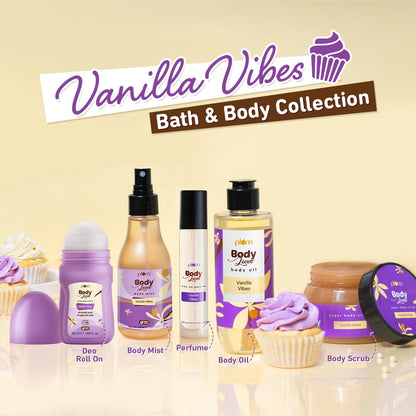 Plum Bodylovin' Vanilla Vibes Body Wash | SLS-Free Creamy Body Wash for Women | Shower Gel with Long Lasting Vanilla Fragrance | Aloe-Infused Nourishing Body Cleanser for Soft & Smooth Skin - 240ml