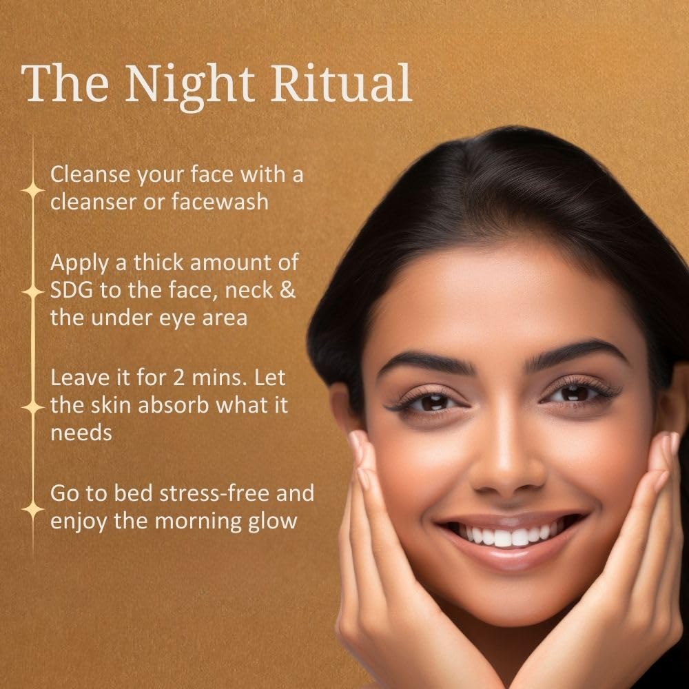 Svarasya Shata Dhauta Ghrita - Natural Desi Ghee Anti Aging Night Cream for Women & Men (100 Times Washed Ghee) | Even Skin Glow, Nourishing & Moisturising Ayurveda Cream - 25 Gms