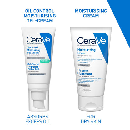 Two CeraVe skincare products on a white background