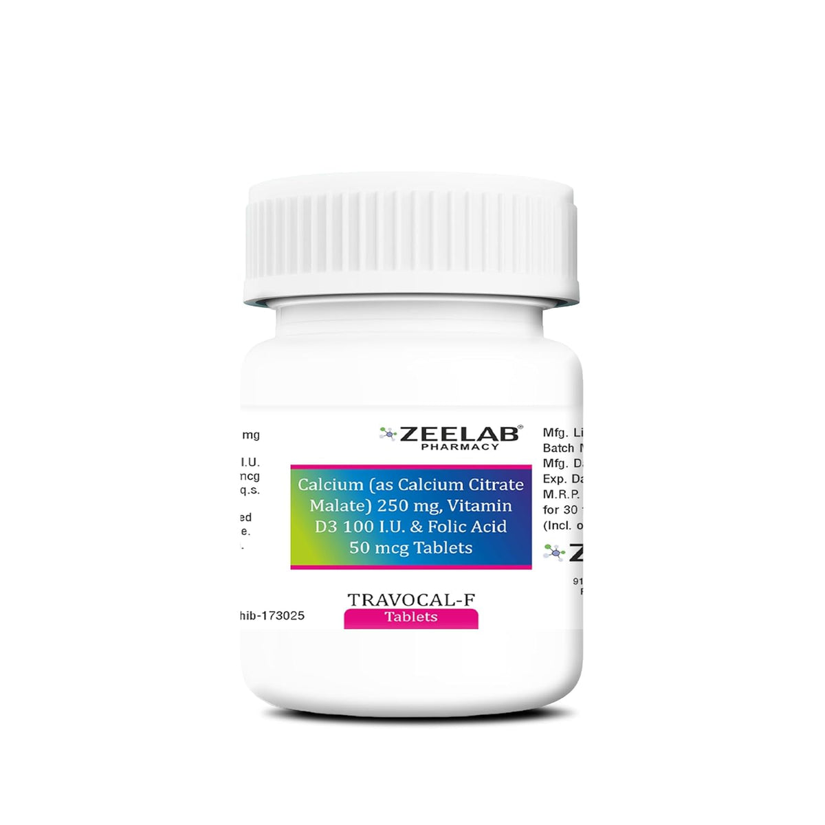 Zeelab medication bottle on a white background