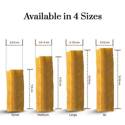 Dogsee Chew Bars, 100% Natural Himalayan Cheese Based Dental Chews for Dogs (Large Bars Pack of 1)