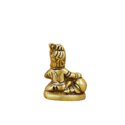 100% Pure Brass Laddu Gopal Idol for Home Dcor, Puja, and Spiritual Gifting | Ideal for Living Room, Temple, or Personal Altar
