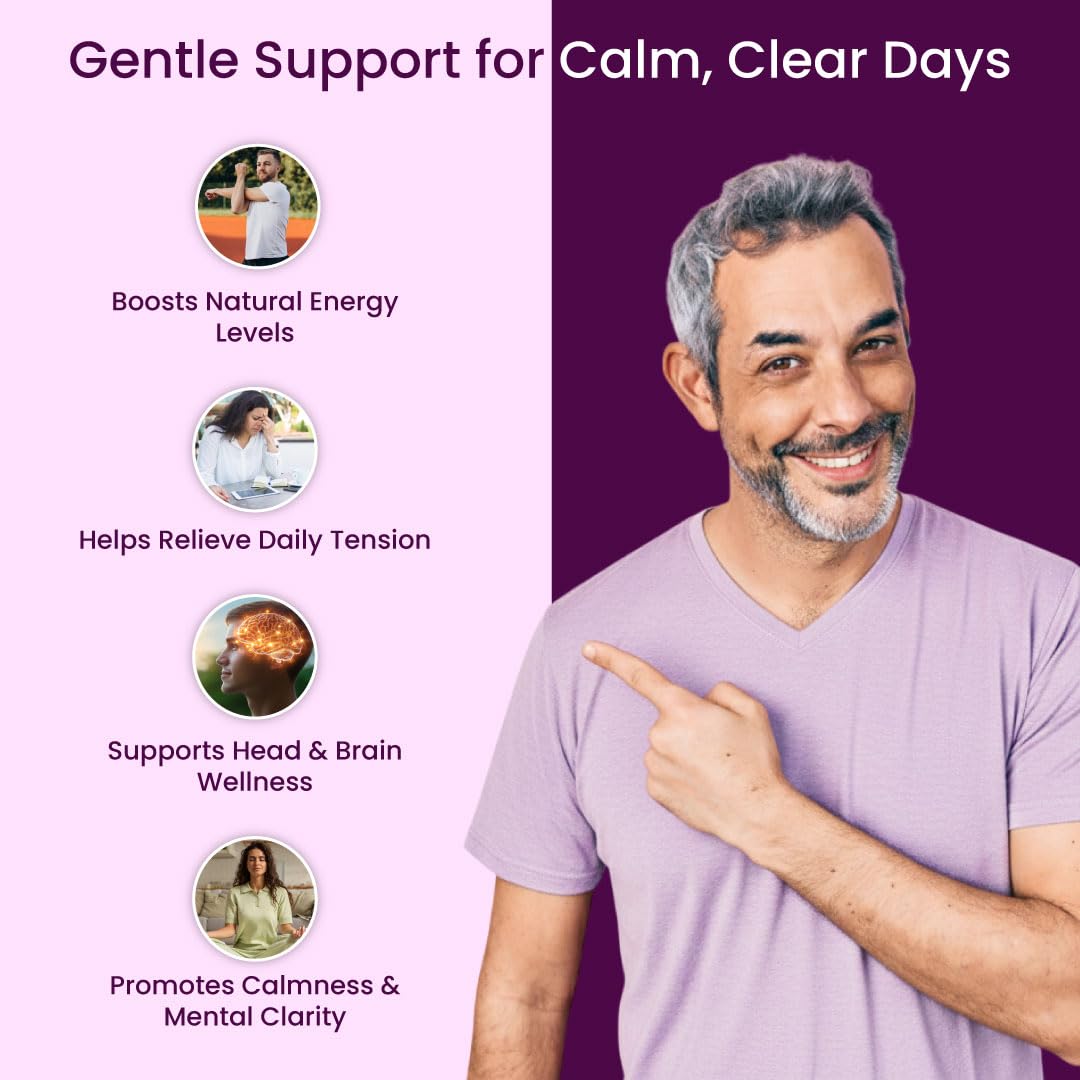 ZEROHARM Holo Migraine Capsules | Headache Relieve Supplement | Reduces Migraine, Non-Drowsy | For Optimal Brain Health | Helps in Reduces Frequency | Men & Women | 60 Capsules