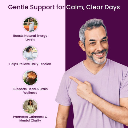 ZEROHARM Holo Migraine Capsules | Headache Relieve Supplement | Reduces Migraine, Non-Drowsy | For Optimal Brain Health | Helps in Reduces Frequency | Men & Women | 60 Capsules