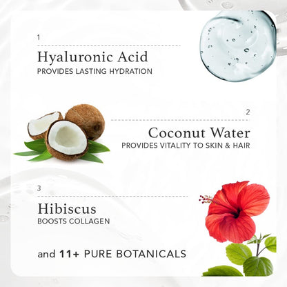 RAS Luxury Oils Ultra Hydrate Multipurpose Gel for Skin & Hair | Made with Hyaluronic Acid, Hibiscus, Aloe Vera and Rose | Provides Hydration & Calms Skin | Vegan & Cruelty Free, 100 gm
