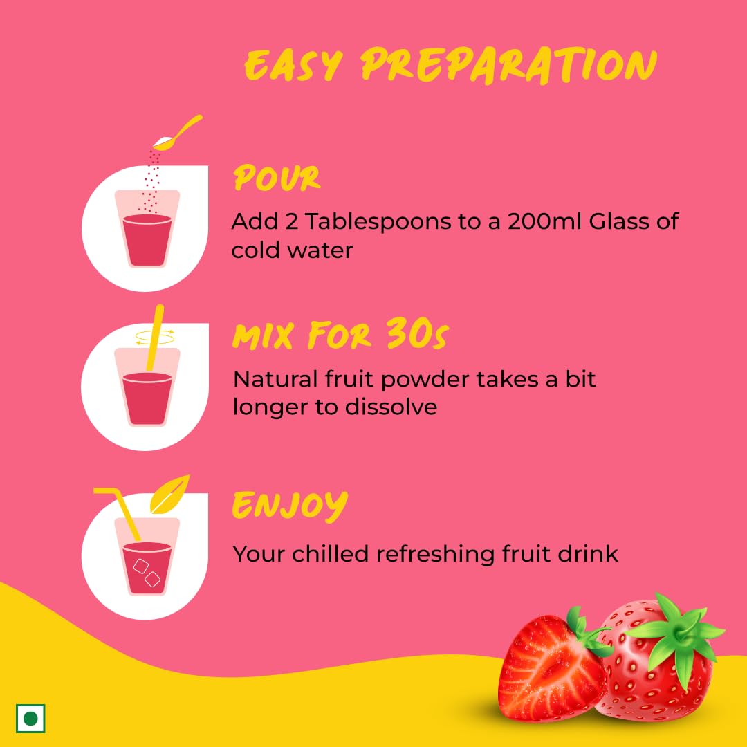 Good Monk Fruit Drink Mix (Natural Mixed Berries Powder), 50% Less Sugar with 8 Vitamins & Minerals (Vitamin B12, C, D, Iron & more) | Tasty & Healthy Mix for Hydration, Energy, Immunity, 10 Serves