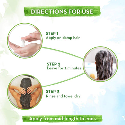 Mamaearth Rice Water Conditioner with Rice Water and Keratin for Damaged, Dry and Frizzy Hair - 250 ml | Reduces Split Ends | Prevents Hair Breakage