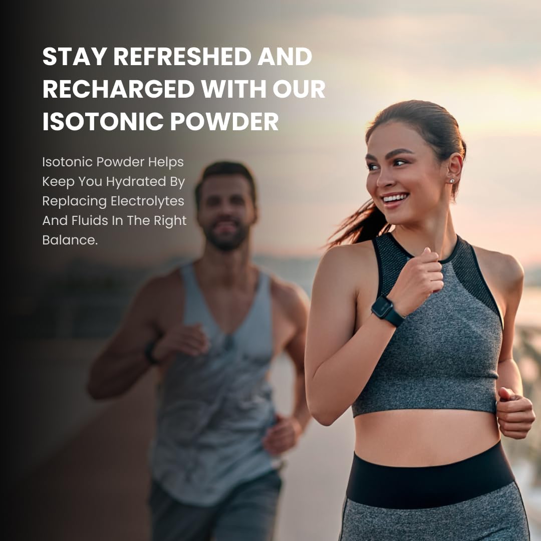 Carbamide Forte Isotonic Powder | Pre Workout Supplement For Men And Women| Instant Energy Drink for PreWorkout | Electrolytes Powder with added BCAA & L Glutamine - Orange Flavour - 500g (Pack of 1)