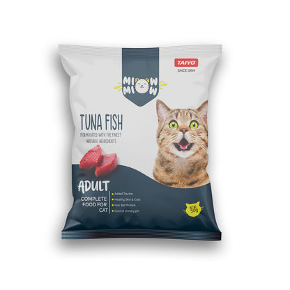 TAIYO MIOW MIOW Adult Tuna Fish 50g | Complete Dry Cat Food | Formulated with Finest Natural Ingredients