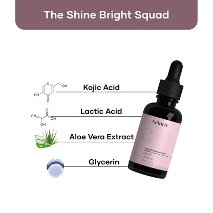 Saturn by GHC Intimate Depigmentation Serum Powered With Kojic Acid, Lactic Acid for Underarms, Thighs, Elbows, Back & Bum, 30ml