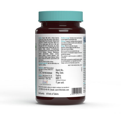 HealthKart HK Vitals Zinc Supplements (60 Tablets) | With Vitamin C, Vitamin D3, Multivitamin and Multimineral | Immunity Boosters For Adults