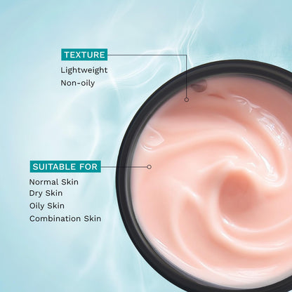 PILGRIM French Red Vine Youthful Glow Moisturizer SPF 30 with Vitamin C, Rosehip Oil For Anti Ageing, Sun Protection PA+++, Daily Use, Dry, Oily, Combination Skin, Men & Women, 50g