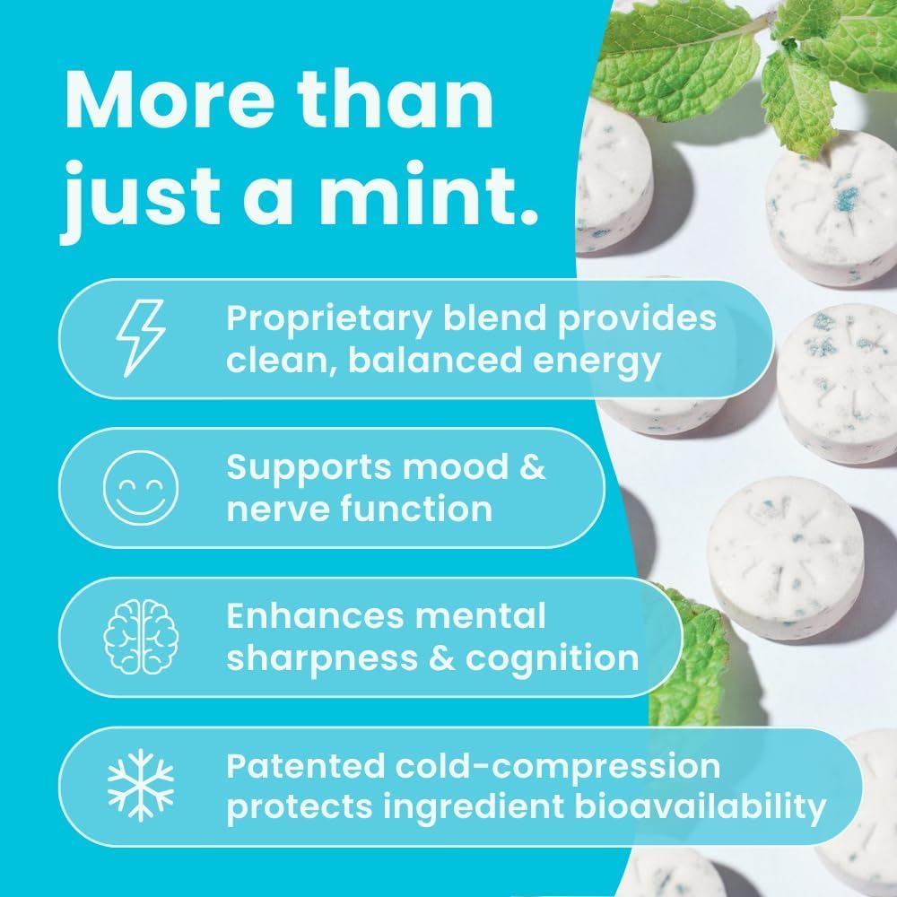 NeuroGum Energy Caffeine Mints - Sugar Free with L-theanine