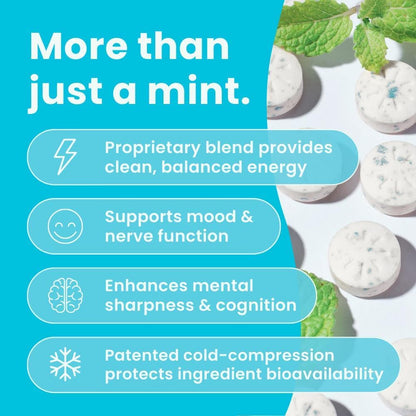 NeuroGum Energy Caffeine Mints - Sugar Free with L-theanine