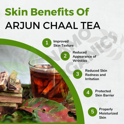 Namo Organics - Arjun ki Chaal – 1 kg Arjuna Bark – To Support Heart Health & Promote Good Cholesterol | Ayurvedic Heart Health Support | Natural, Sun-Dried, Unprocessed |