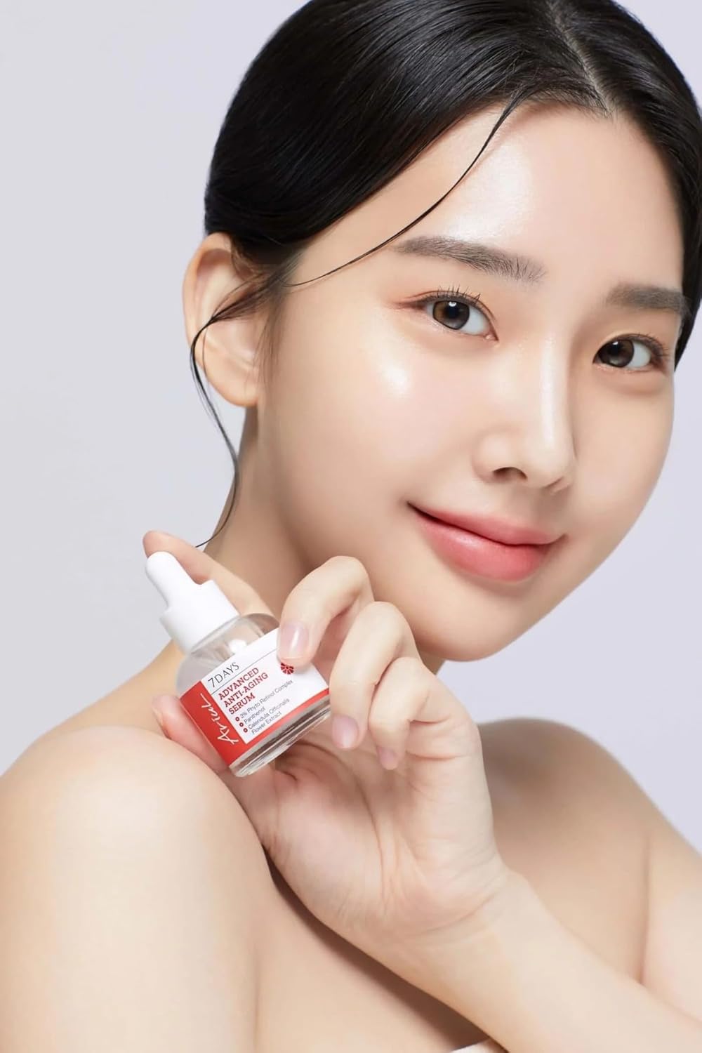 Ariul 7days Advanced Anti Aging Serum (20ml) Korean Lightweight Anti-Aging Face Serum, Smooths Wrinkles, Improve Firmness, Boost Collagen, Hydrating Gentle Skin Repair Serum for Daily Use