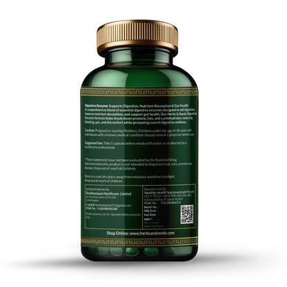 Green supplement bottle with gold cap on a white background
