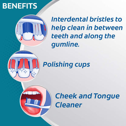 Colgate Visible White O2, Teeth Whitening Toothpaste, Peppermint Sparkle, 50g & Colgate 360 Whole Mouth Clean Toothbrush - 4 Pcs (Buy 2 Get 2 Free)